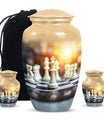 10-inch Chess themed classic urn