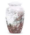 10-inch classic urn, Snowflakes theme