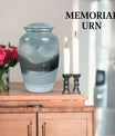 Classic 10-inch Snowflakes Urn for cremation ashes