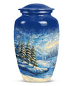 10-inch Snowflakes Urn