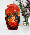 10-inch stained glass Classic urn for cremation ashes