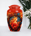 10-inch stained glass Classic urn for cremation ashes