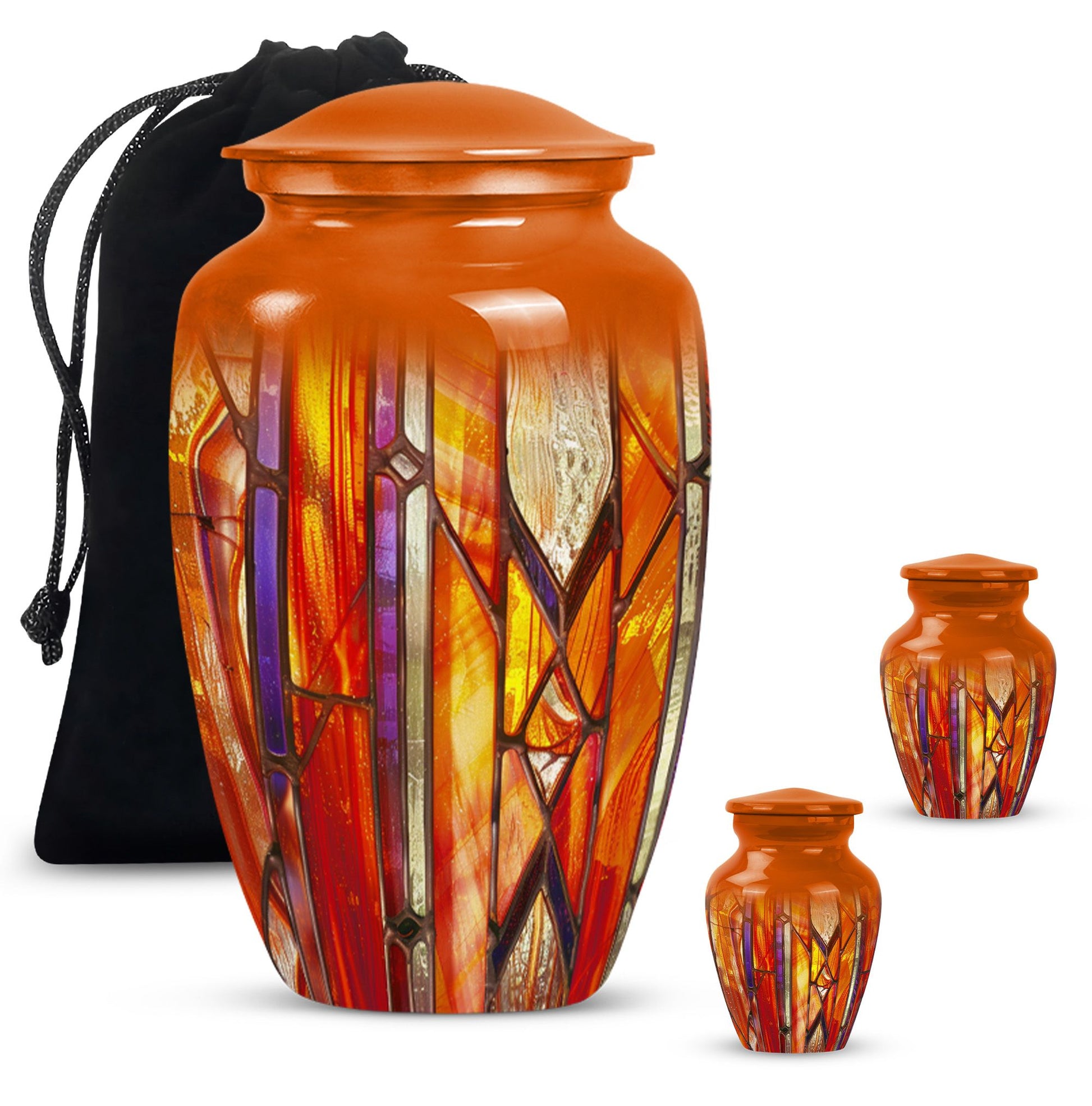 stained glass urn for adult male ashes