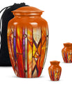 Stained Glass Ashes Keepsake Memorial, Funeral Cremation Urn
