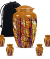 Stained Glass Cremation Urns Memorial, Funeral Shape Urn
