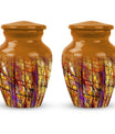 10-inch classic stained glass urn for cremation ashes