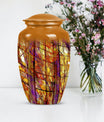 10-inch classic stained glass urn for cremation ashes