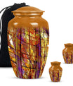 Stained Glass Cremation Urns Memorial, Funeral Shape Urn