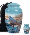Dove Urns For Ash Memorial, Funeral Shape Urn