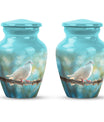 Dove Burial Urns For Adult Human Ashes Memorial, Funeral Shape Urn