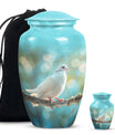 Dove Burial Urns For Adult Human Ashes Memorial, Funeral Shape Urn