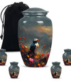 Puffin Bird urn for adult female cremation ashes.