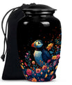 Puffin Bird Medium Urn Memorial, Funeral Shape Urn