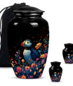 Puffin Bird Medium Urn Memorial, Funeral Shape Urn