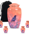 Puffin Bird Urn For Ashes Large Memorial, Funeral Urn For Ashes