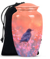 Puffin Bird Urn For Ashes Large Memorial, Funeral Urn For Ashes