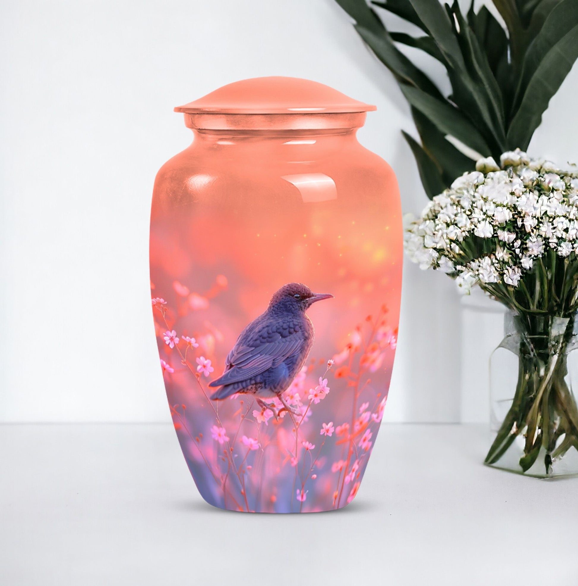 10-inch Puffin Bird Urn