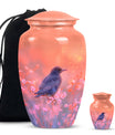 Puffin Bird Urn For Ashes Large Memorial, Funeral Urn For Ashes
