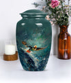 Classic 10-inch Puffin Bird Urn for cremation ashes