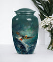 Classic 10-inch Puffin Bird Urn for cremation ashes