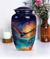 10-inch Classic Puffin Bird Urn made