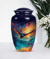 10-inch Classic Puffin Bird Urn made