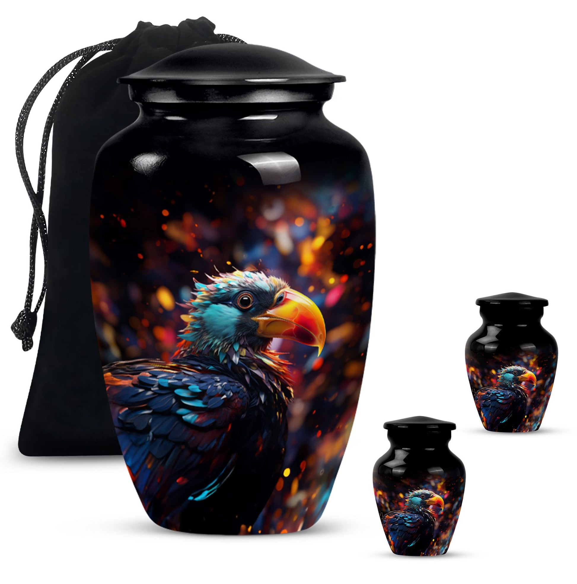 Puffin Bird Urn, a classic cremation urn for dad