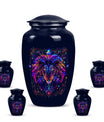 Zodiac Cremation Boxes For Human Ashes Memorial, Funeral Shape Urn
