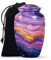 Abstract Adult Urn Large Memorial, Funeral Urn For Ashes
