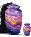 Abstract Adult Urn Large Memorial, Funeral Urn For Ashes