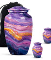 Abstract Adult Urn Large Memorial, Funeral Urn For Ashes
