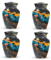Abstract Small Keepsake Urns For Human Ashes Memorial, Funeral Shape Urn