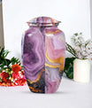 10-inch Vibrant Swirl Urn