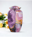 10-inch Vibrant Swirl Urn