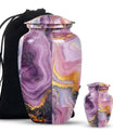 10-inch Vibrant Swirl Urn