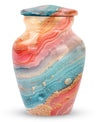 10-inch classic abstract urn for mom's ashes.