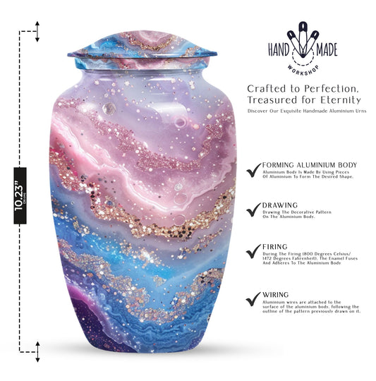 classic urn for cremation, suitable for women