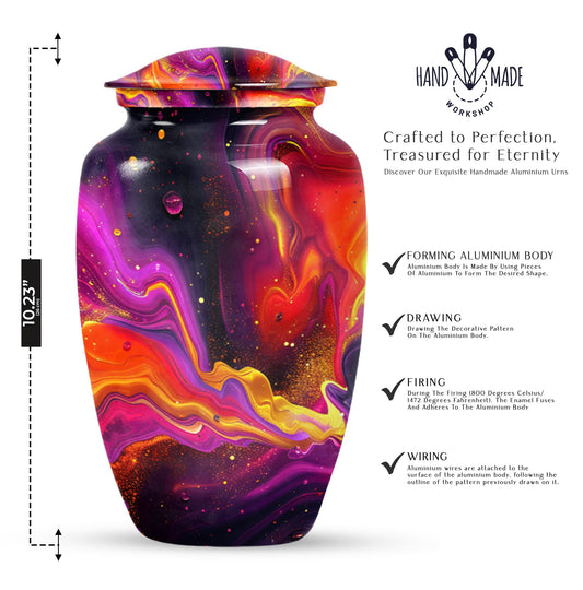 Abstract funeral urn.