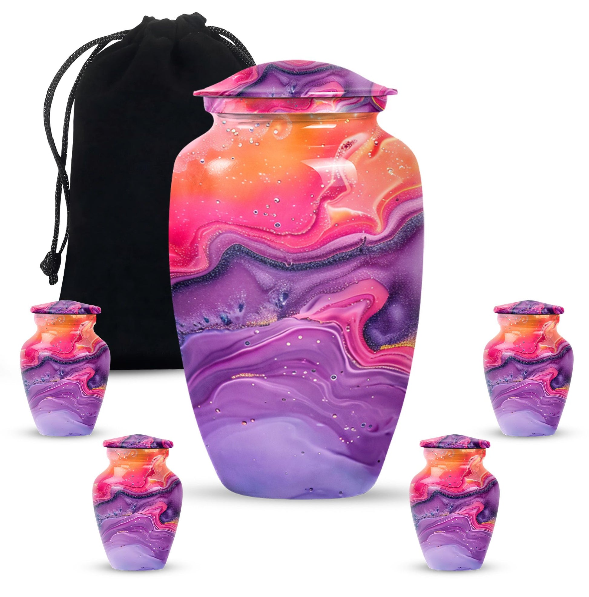 Abstract large burial urn classic design for cremation ashes