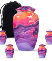 Abstract large burial urn classic design for cremation ashes