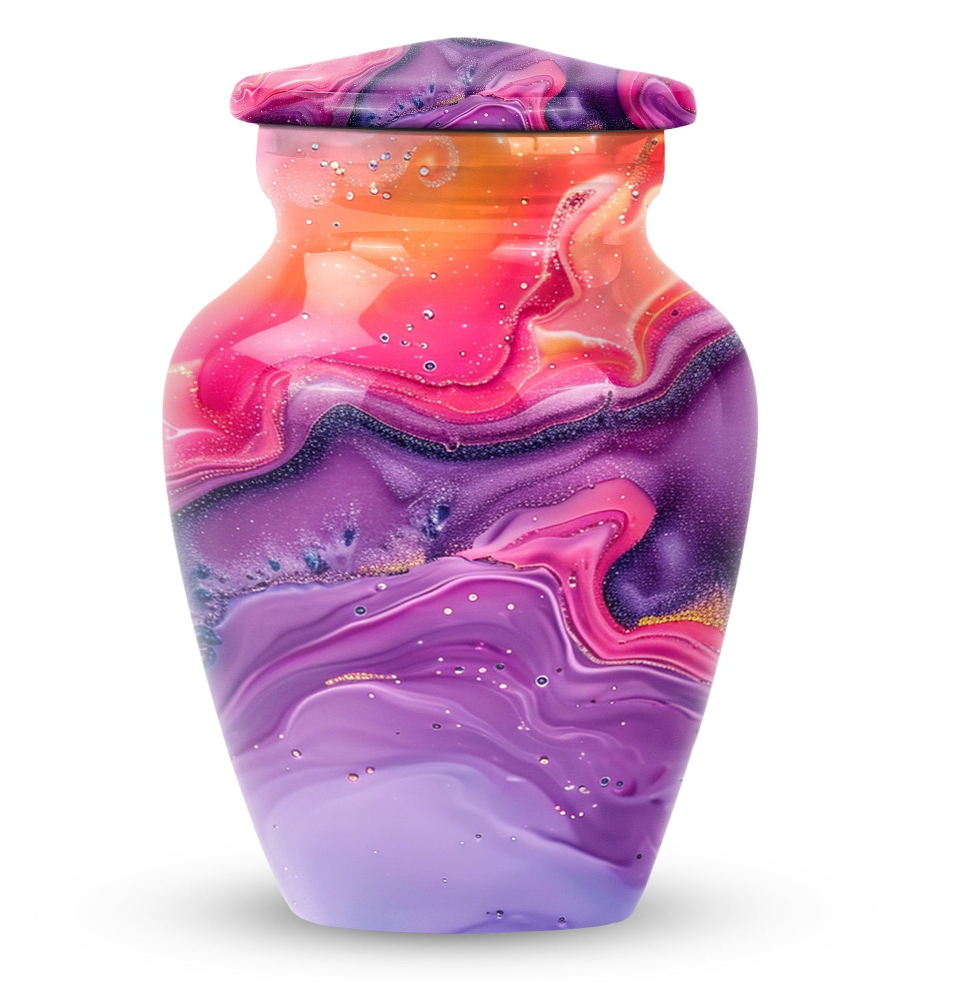 Abstract large burial urn classic design for cremation ashes