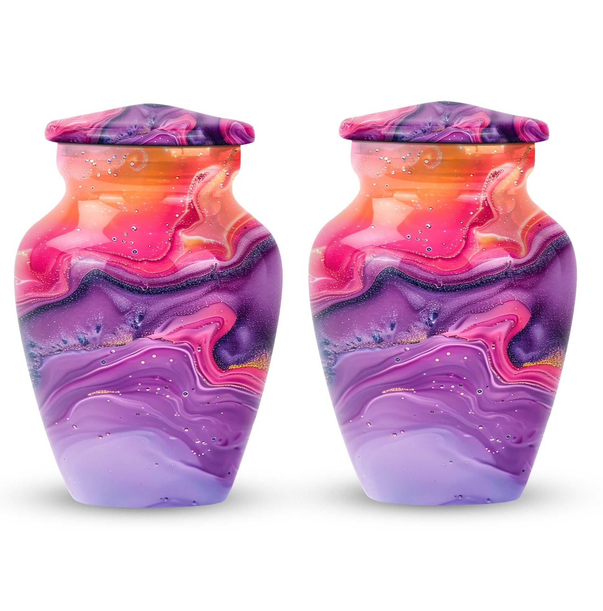 Abstract large burial urn classic design for cremation ashes