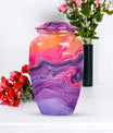 Abstract large burial urn classic design for cremation ashes