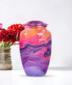 Abstract large burial urn classic design for cremation ashes