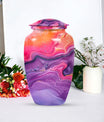 Abstract large burial urn classic design for cremation ashes