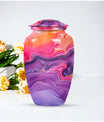 Abstract large burial urn classic design for cremation ashes