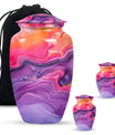 Abstract large burial urn classic design for cremation ashes