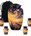 Abstract 10-inch Classic Urn, ideal memorial urns.