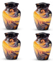 Abstract 10-inch Classic Urn, ideal memorial urns.