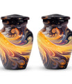 Abstract 10-inch Classic Urn, ideal memorial urns.